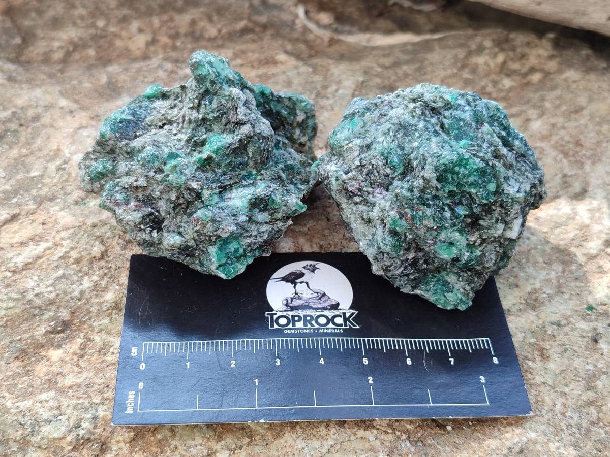 Natural Emerald Mica 'Mutokolite' Specimens x 12 From Mutoko, Zimbabwe - Toprock Gemstones and Minerals 