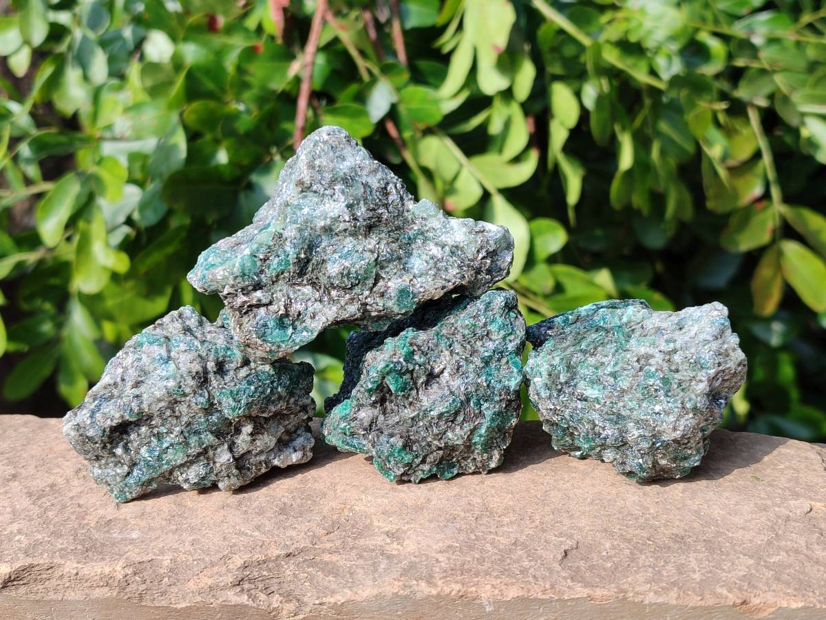 Natural Emerald Mica 'Mutokolite' Specimens x 12 From Mutoko, Zimbabwe - Toprock Gemstones and Minerals 