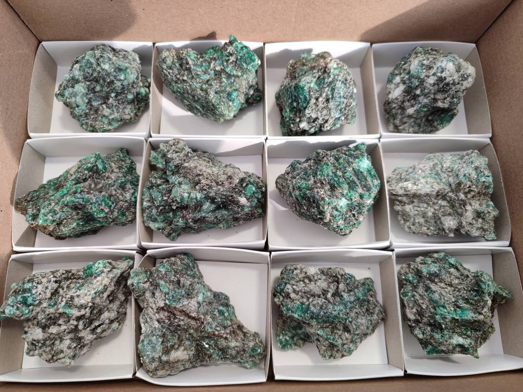 Natural Emerald Mica 'Mutokolite' Specimens x 12 From Mutoko, Zimbabwe - Toprock Gemstones and Minerals 