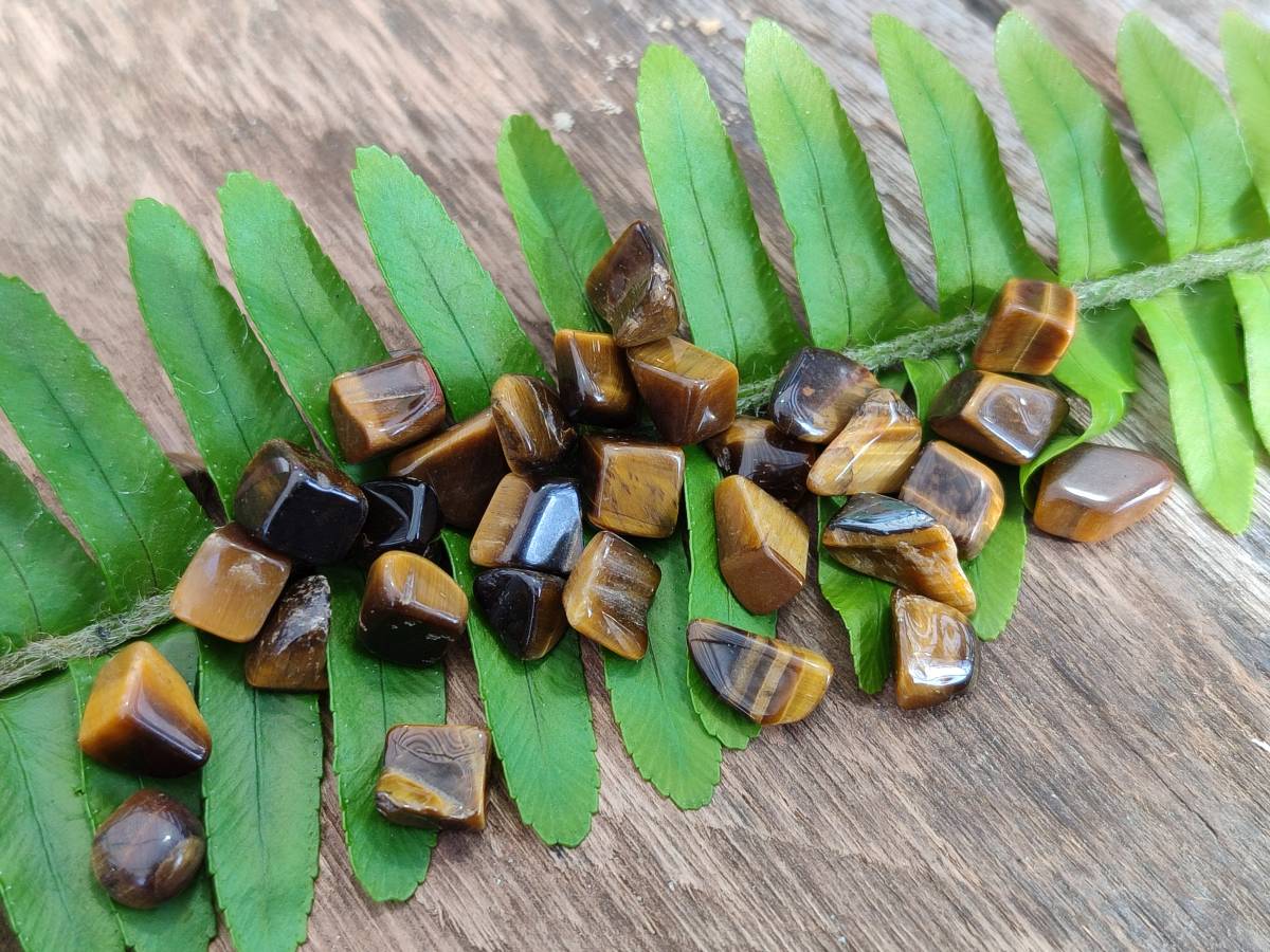 Polished Tigers Eye Tumbled Stones x 6 Kg Lot From South Africa - Toprock Gemstones and Minerals 
