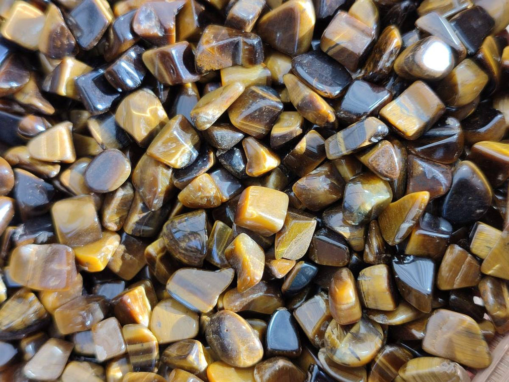 Polished Tigers Eye Tumbled Stones x 6 Kg Lot From South Africa - Toprock Gemstones and Minerals 