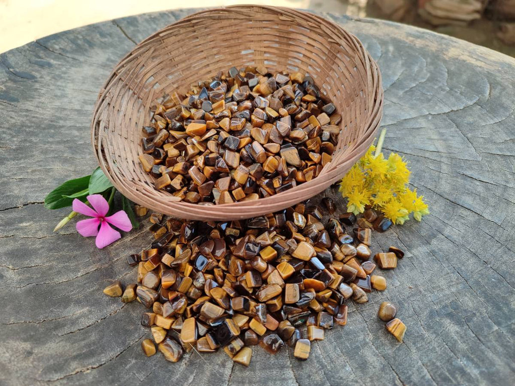 Polished Tigers Eye Tumbled Stones x 6 Kg Lot From South Africa - Toprock Gemstones and Minerals 