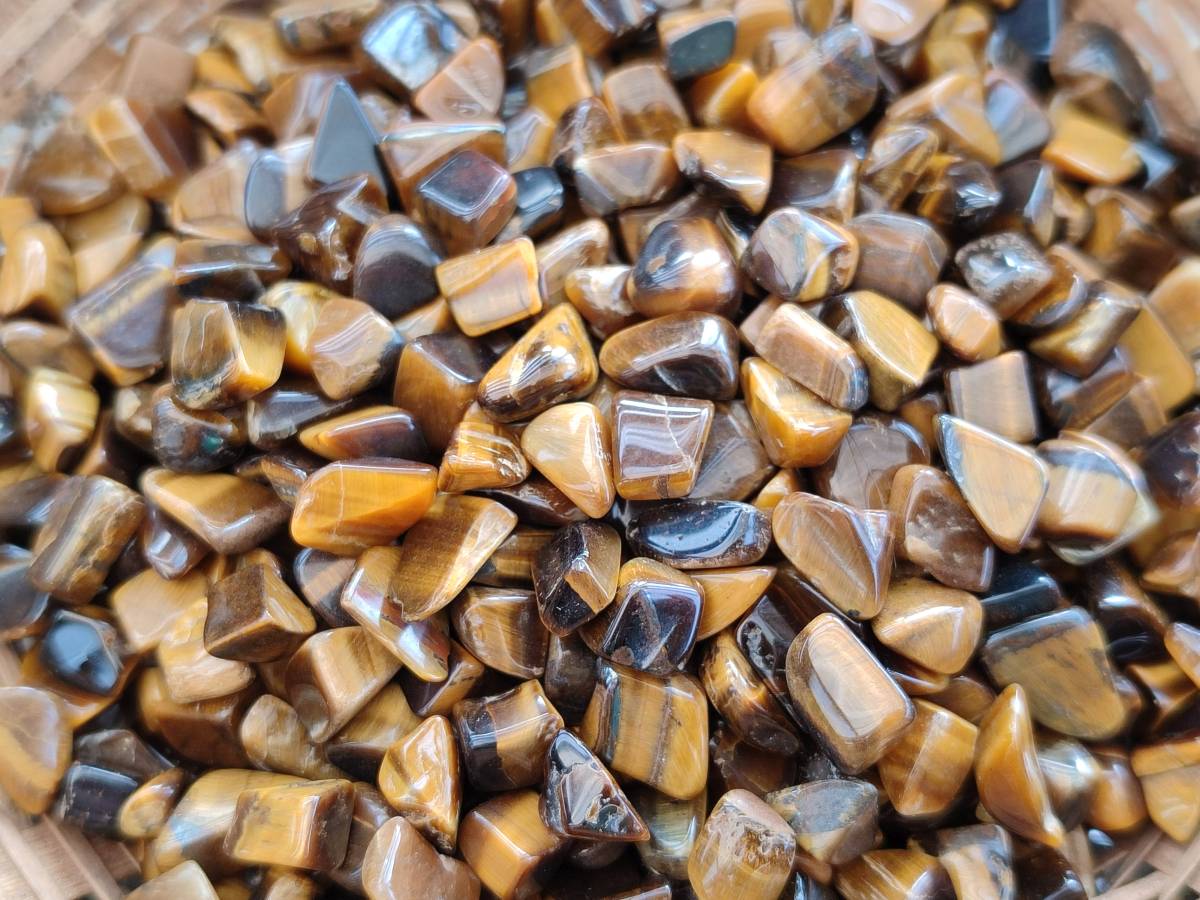 Polished Tigers Eye Tumbled Stones x 6 Kg Lot From South Africa - Toprock Gemstones and Minerals 