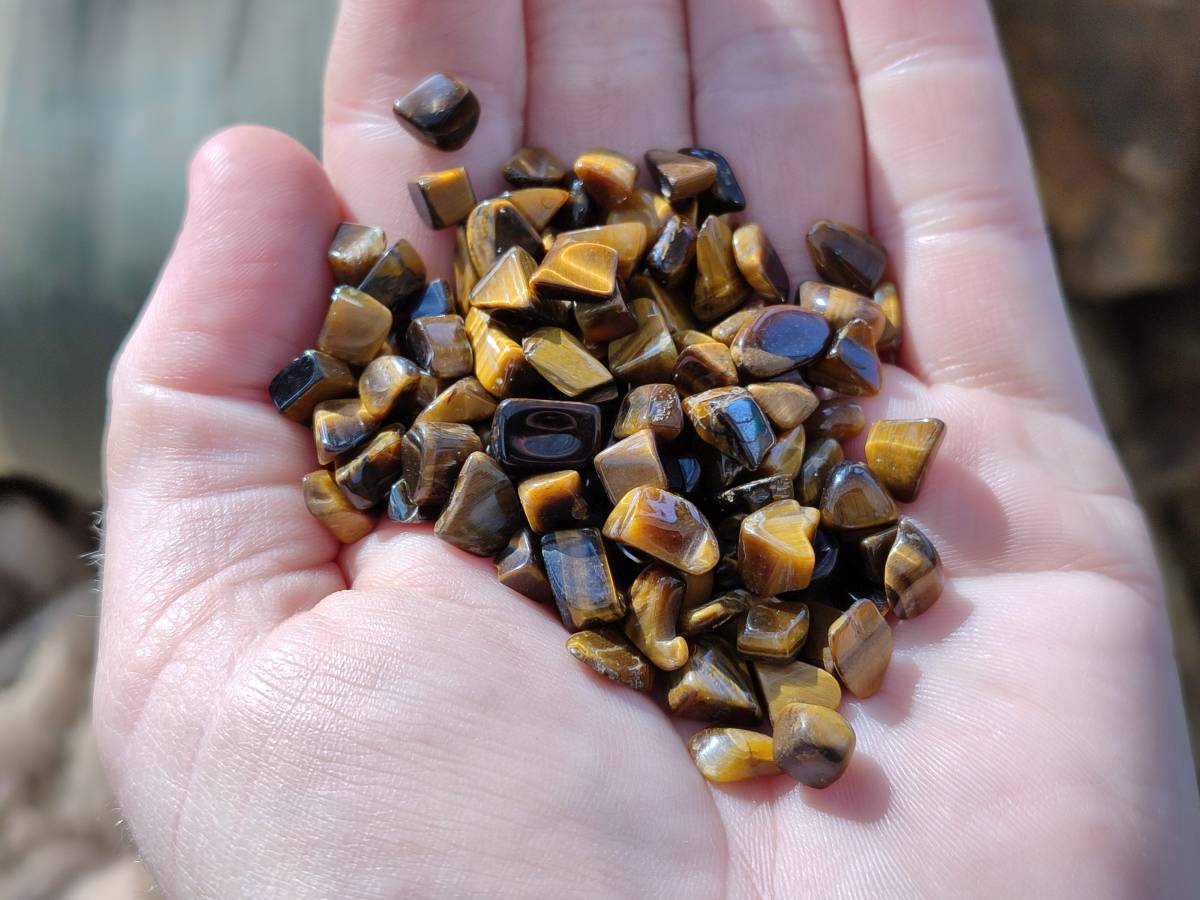 Polished Tigers Eye Tumbled Stones x 6 Kg Lot From South Africa - Toprock Gemstones and Minerals 