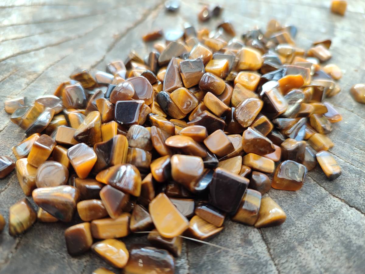Polished Tigers Eye Tumbled Stones x 6 Kg Lot From South Africa - Toprock Gemstones and Minerals 