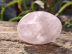 Polished Rose Quartz Palm Stones x 12 From Madagascar - Toprock Gemstones and Minerals 