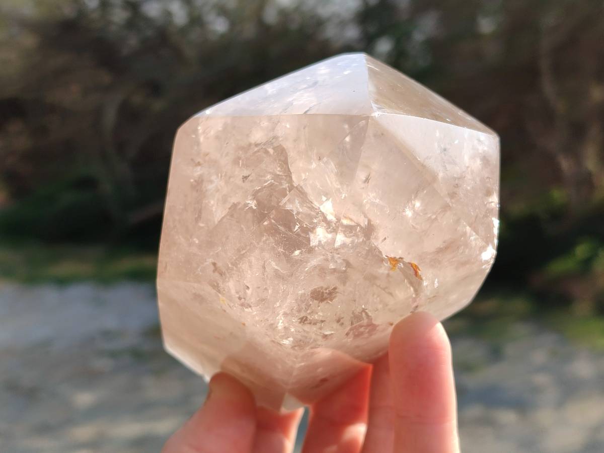 Polished Quartz Crystals x 2 From Angola - Toprock Gemstones and Minerals 