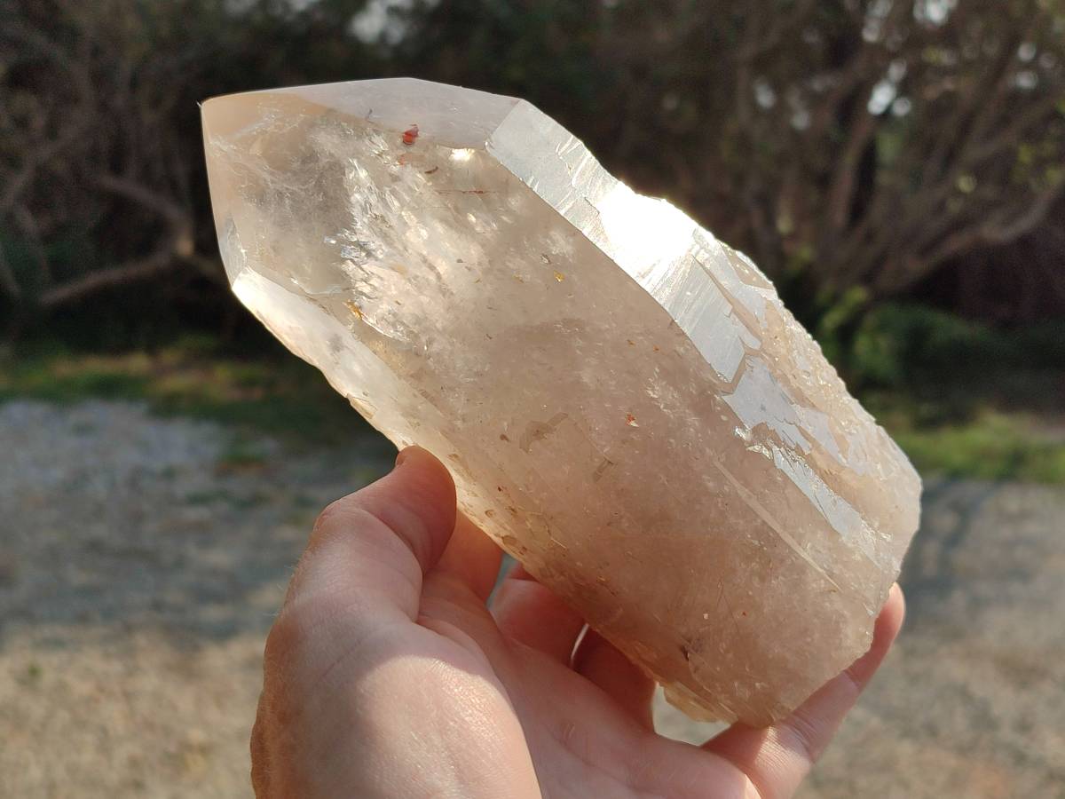 Polished Quartz Crystals x 2 From Angola - Toprock Gemstones and Minerals 