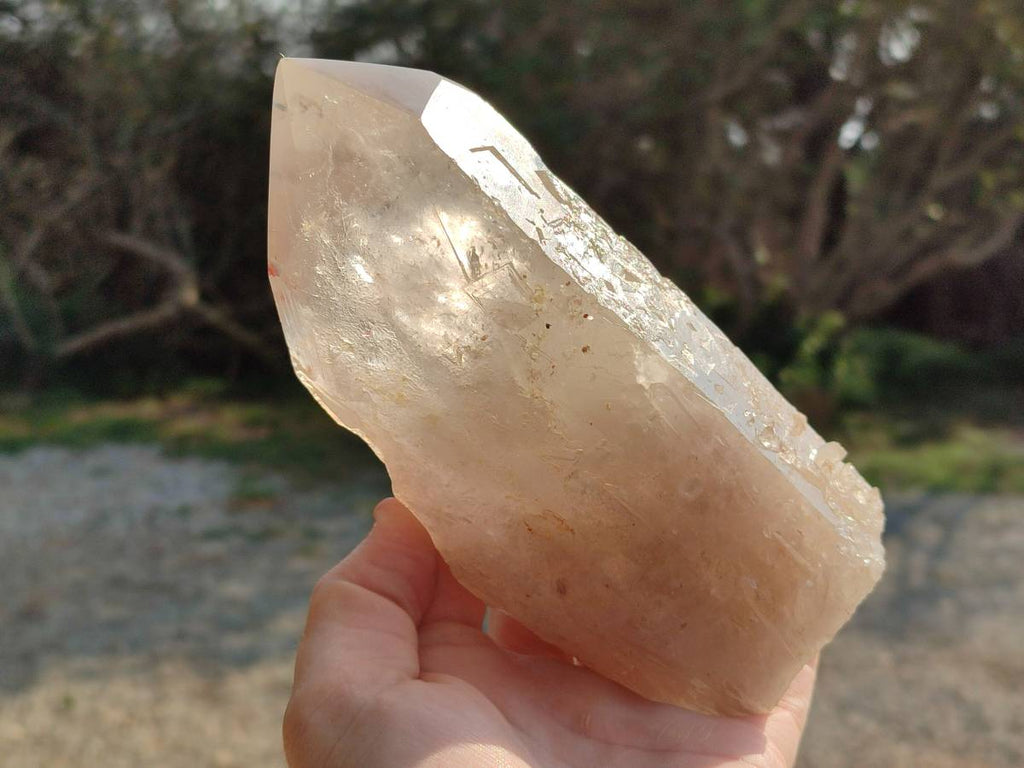 Polished Quartz Crystals x 2 From Angola - Toprock Gemstones and Minerals 
