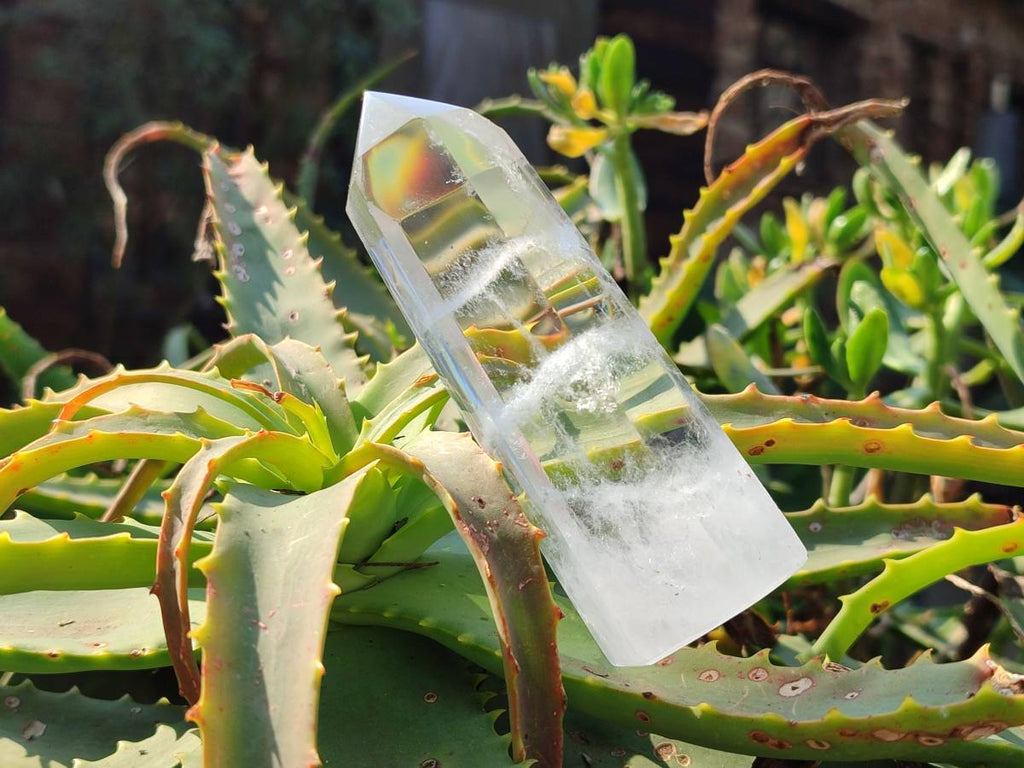 Polished Clear Quartz Crystals x 6 From Madagascar - Toprock Gemstones and Minerals 