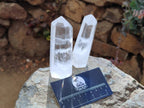 Polished Clear Quartz Crystals x 6 From Madagascar - Toprock Gemstones and Minerals 