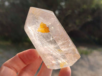 Polished Clear Quartz Crystals x 6 From Madagascar