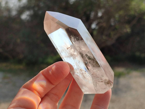 Polished Clear Quartz Crystals x 6 From Madagascar