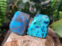 Polished Shattuckite Free Forms x 35 From Congo