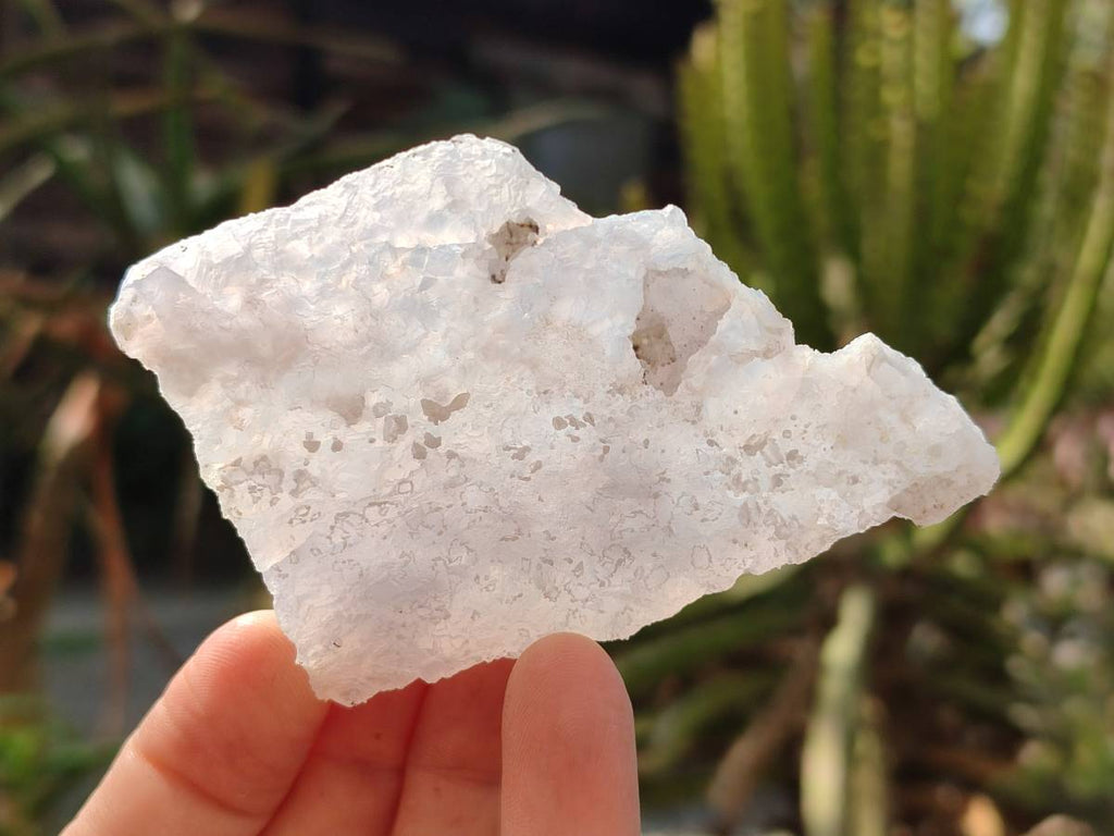 Natural Etched Blue Chalcedony Specimens x 12 From Nsanje, Malawi - Toprock Gemstones and Minerals 