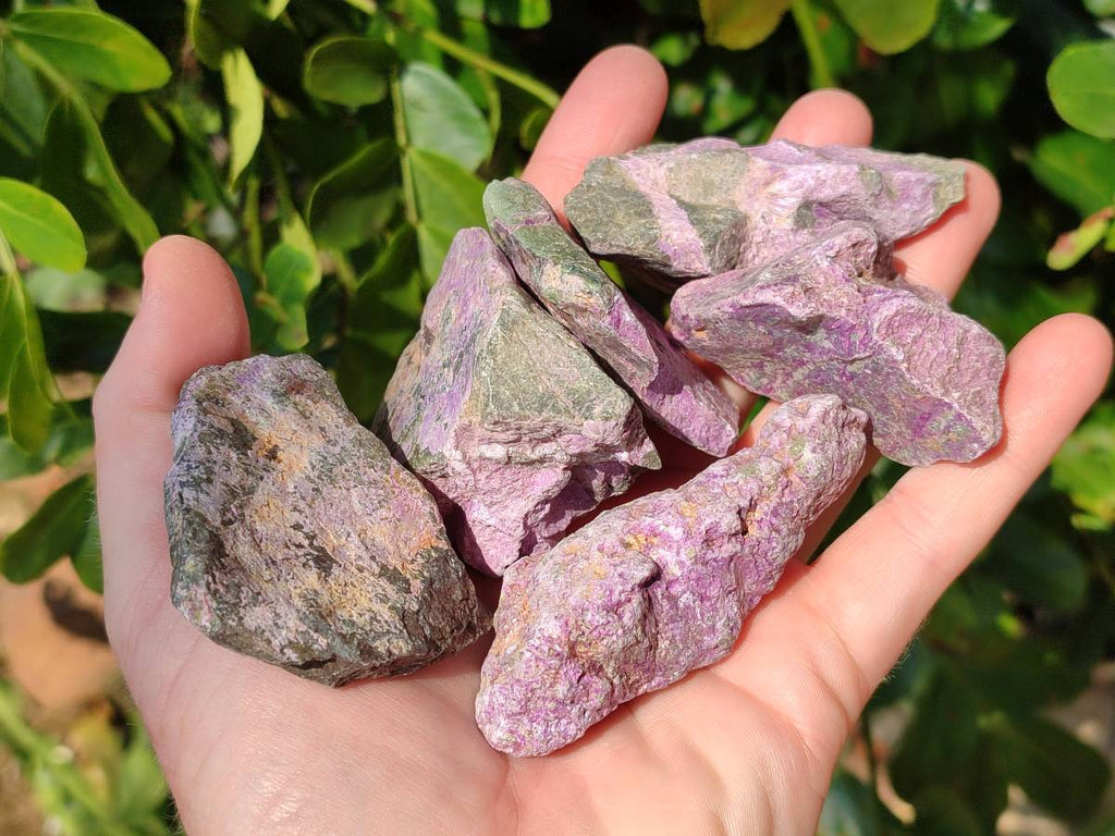Natural Stichtite Specimens x 48 From Barberton, South Africa - Toprock Gemstones and Minerals 
