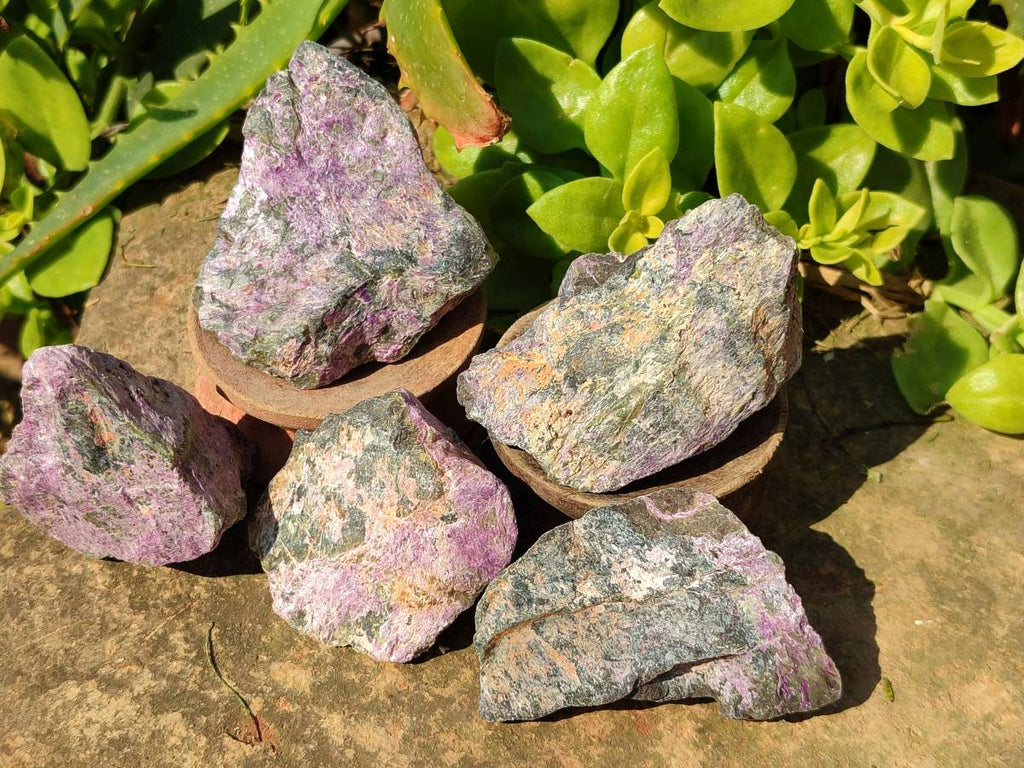 Natural Stichtite Specimens x 48 From Barberton, South Africa - Toprock Gemstones and Minerals 