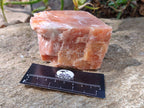 Natural Sunset Orange Calcite Specimens x 4 From Spitzkop, Namibia - Toprock Gemstones and Minerals 