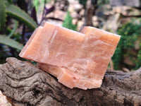 Natural Sunset Orange Calcite Specimens x 4 From Spitzkop, Namibia
