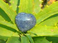 Polished Mini Lazulite Hearts x 35 From Madagascar