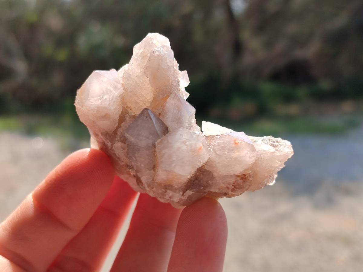 Natural Fairy Spirit Quartz Clusters x 12 From South Africa - Toprock Gemstones and Minerals 