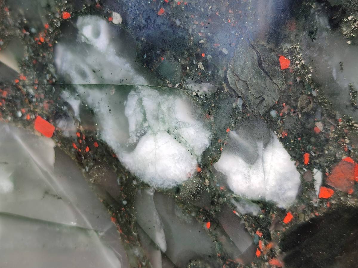 Polished Bloodstone Standing Free Form x 1 From Swaziland - Toprock Gemstones and Minerals 