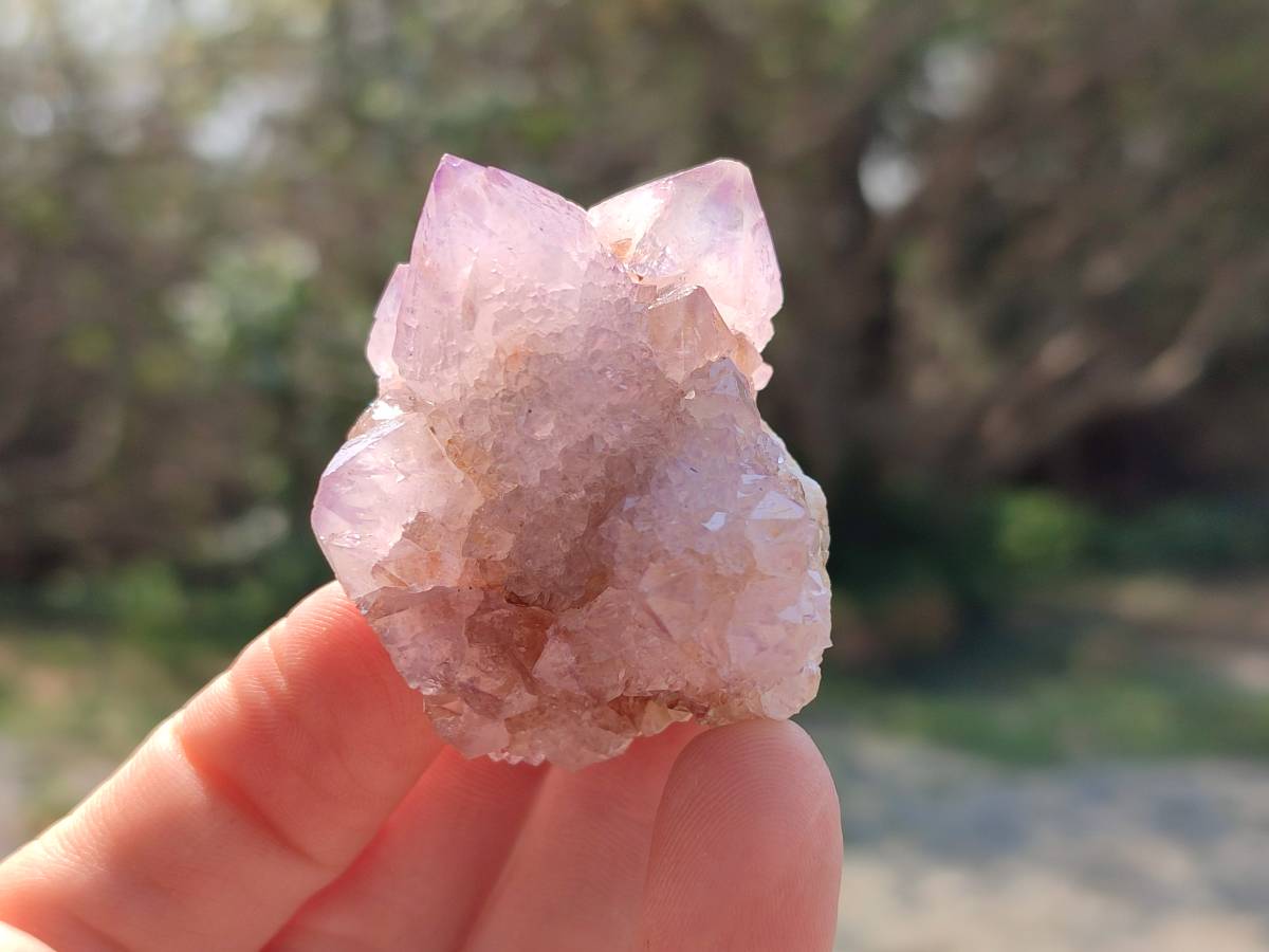 Natural Amethyst Spirit Quartz Crystals x 20 From South Africa - Toprock Gemstones and Minerals 