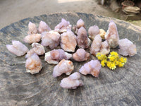Natural Amethyst Spirit Quartz Crystals x 20 From South Africa