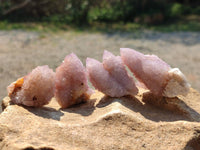 Natural Amethyst Spirit Quartz Crystals x 20 From South Africa