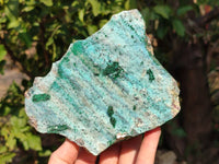Natural Drusy Chrysocolla Specimens x 3 From Congo