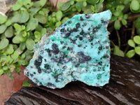 Natural Drusy Chrysocolla Specimens x 3 From Congo