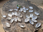Polished Clear Quartz "Angel Tears" Pendant Pieces x 35 From Madagascar - Toprock Gemstones and Minerals 