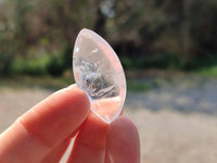 Polished Clear Quartz "Angel Tears" Pendant Pieces x 35 From Madagascar