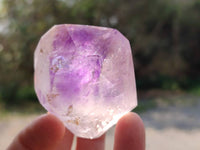 Polished Window Amethyst Crystals x 6 From Madagascar