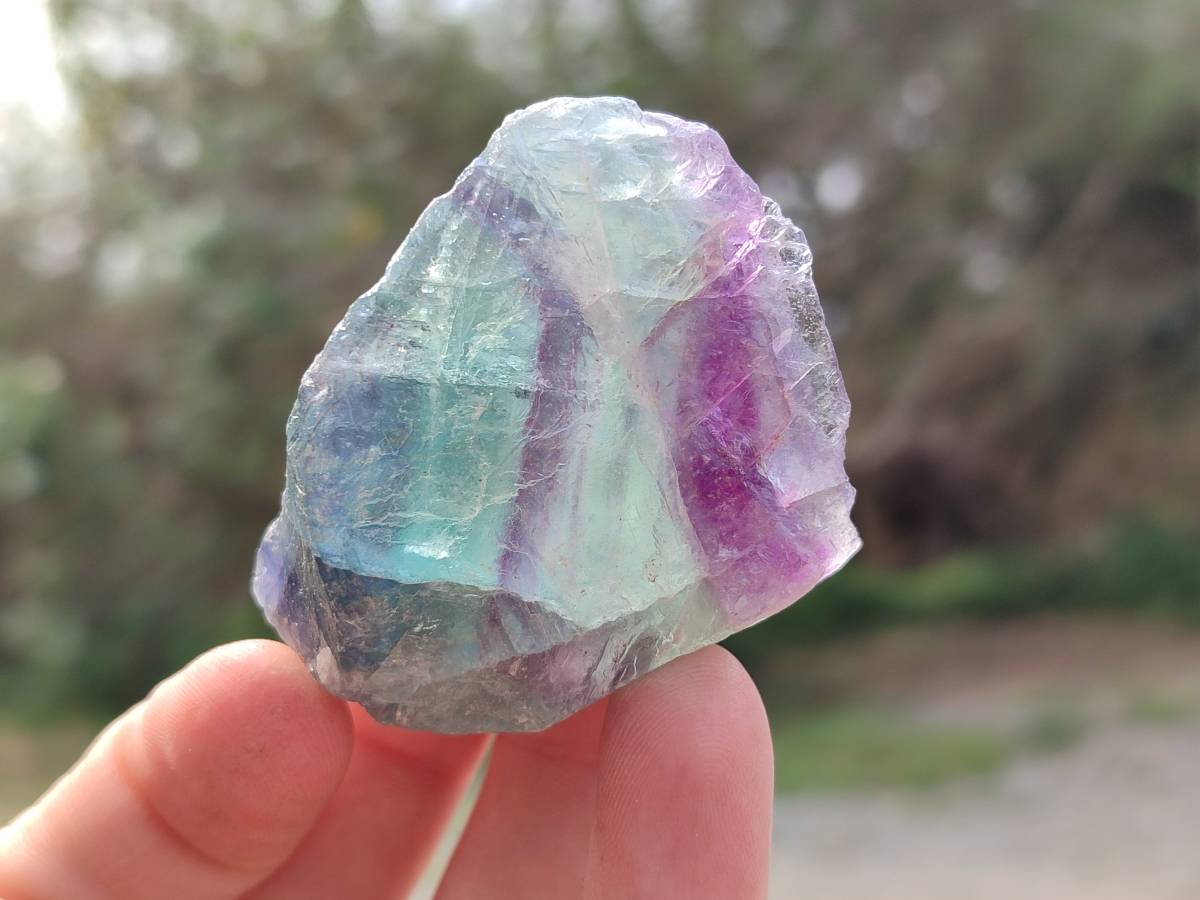 Natural Watermelon Fluorite Cobbed Specimens x 35 From Namibia - Toprock Gemstones and Minerals 