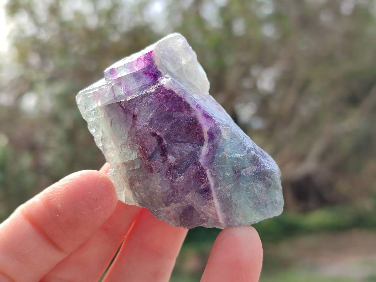 Natural Watermelon Fluorite Cobbed Specimens x 35 From Namibia - Toprock Gemstones and Minerals 