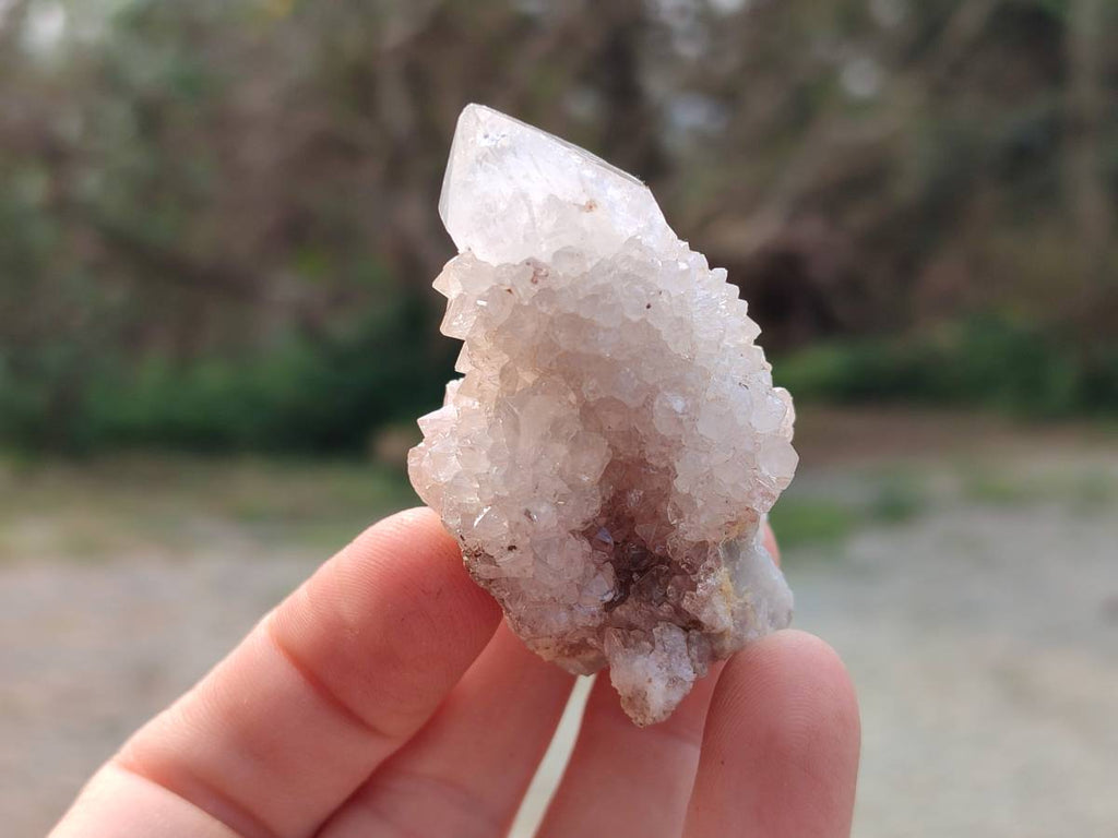 Natural Spirit Quartz Crystals x 12 From South Africa - Toprock Gemstones and Minerals 