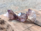 Natural Window Amethyst Crystals x 12 From Chiredzi, Zimbabwe - Toprock Gemstones and Minerals 