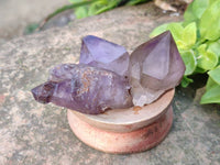 Natural Window Amethyst Crystals x 12 From Chiredzi, Zimbabwe