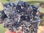 Natural Schorl Black Tourmaline Specimens x 3 From Namibia - Toprock Gemstones and Minerals 