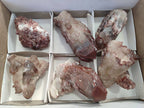 Natural Hematoid Quartz Crystals x 6 From Zimbabwe - Toprock Gemstones and Minerals 