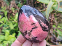 Polished Rhodonite Eggs x 6 From Madagascar