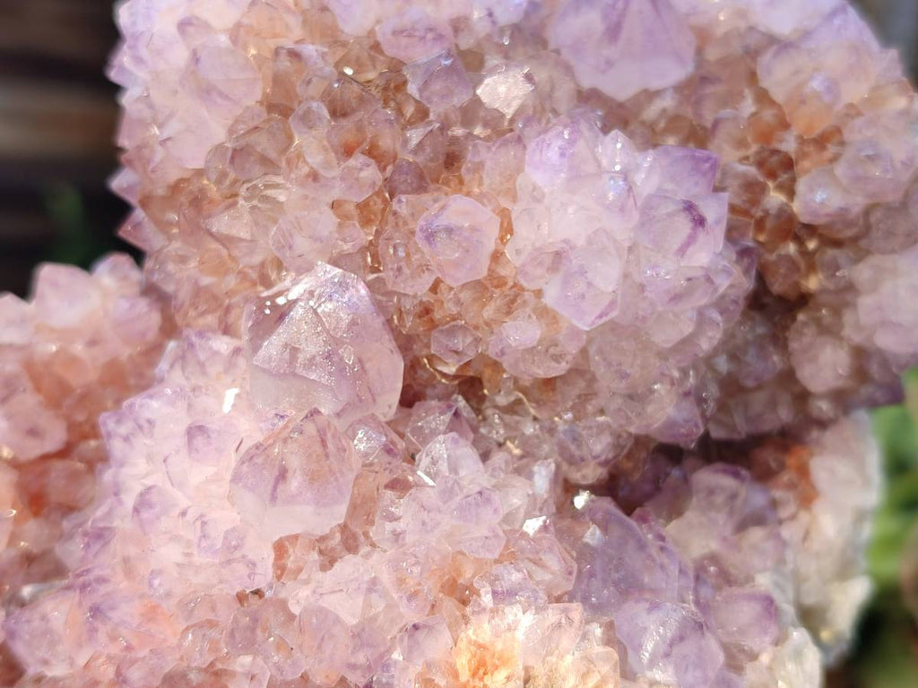Natural Amethyst Spirit Quartz Clusters x 2 From South Africa - Toprock Gemstones and Minerals 