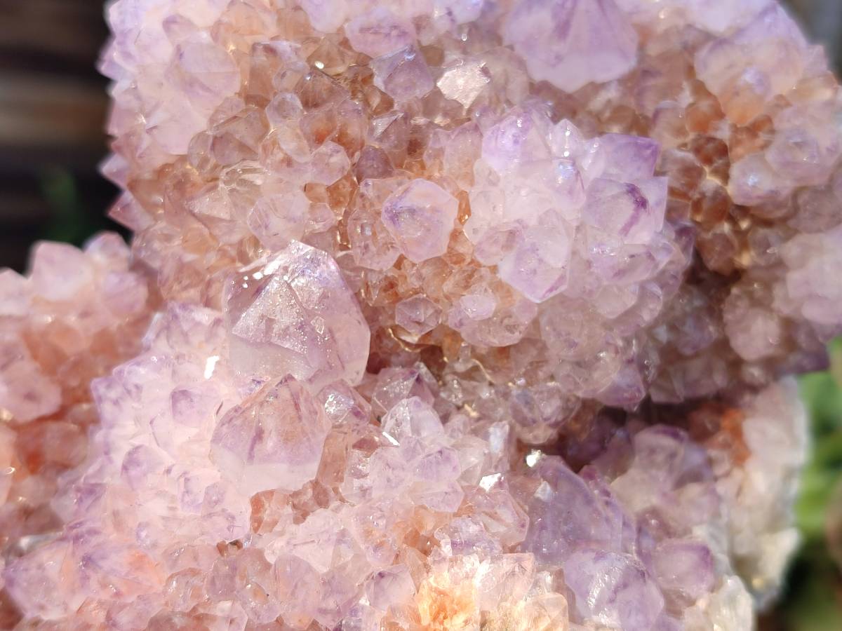 Natural Amethyst Spirit Quartz Clusters x 2 From South Africa - Toprock Gemstones and Minerals 