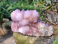 Natural Amethyst Spirit Quartz Clusters x 2 From South Africa