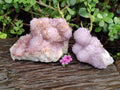 Natural Amethyst Spirit Quartz Clusters x 2 From South Africa - Toprock Gemstones and Minerals 