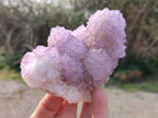 Natural Amethyst Spirit Quartz Clusters x 2 From South Africa - Toprock Gemstones and Minerals 