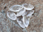 Polished Clear Quartz "Angel Tears" Pendant Pieces x 35 From Madagascar - Toprock Gemstones and Minerals 