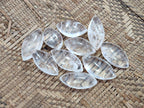 Polished Clear Quartz "Angel Tears" Pendant Pieces x 35 From Madagascar - Toprock Gemstones and Minerals 