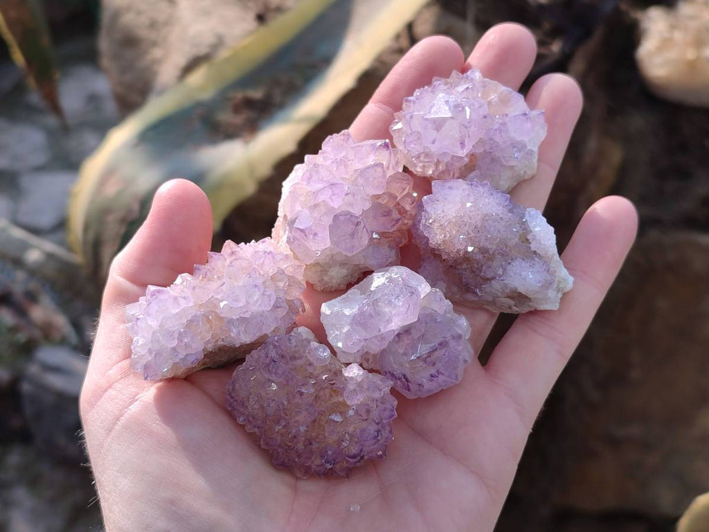 Natural Amethyst Spirit Quartz Crystals x 81 From South Africa - Toprock Gemstones and Minerals 